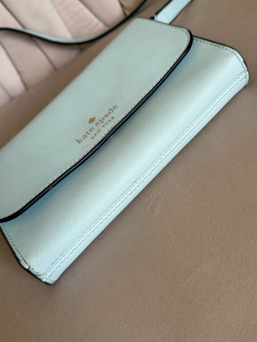 Kate Spade ♠️ Blue Leather Crossbody - Picture 4 of 16